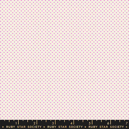 Alexia Abegg Ruby Star Society Moda Fabrics Mystic Fable Mini Dot Neon Pink RS4102 31
