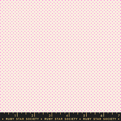 Alexia Abegg Ruby Star Society Moda Fabrics Mystic Fable Mini Dot Neon Pink RS4102 31