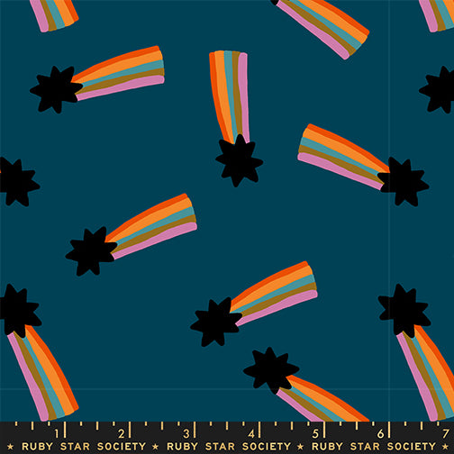 Alexia Abegg Ruby Star Society Moda Fabrics Mystic Fable Shooting Star Galaxy RS4148 15