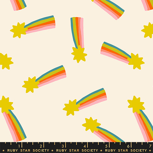 Alexia Abegg Ruby Star Society Moda Fabrics Mystic Fable Shooting Star Natural RS4148 11