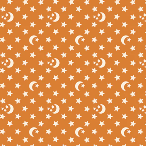 Alexia Abegg Ruby Star Society Moda Ooh Lucky Lucky Moon and Stars Caramel RS4118 15