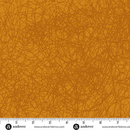 Alison Glass Andover Fabrics Sun Print Textures Entropy A-1282-O1 Amber