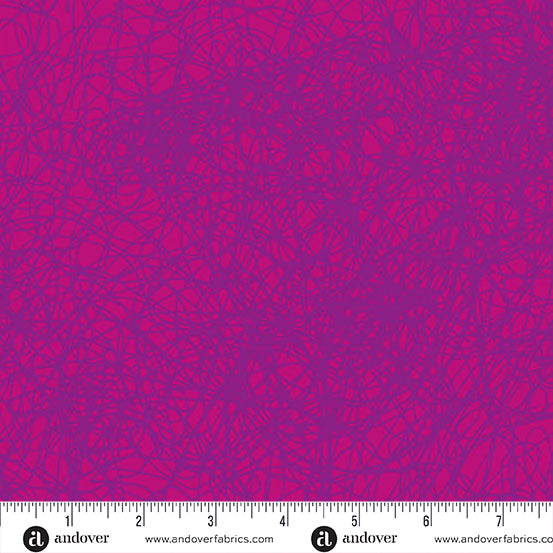 Alison Glass Andover Fabrics Sun Print Textures Entropy Magenta A-1282-P-P