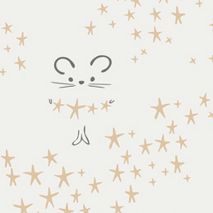 Amy Sinibaldi Art Gallery Fabrics Little Town Starlight LTO-9232 Frost