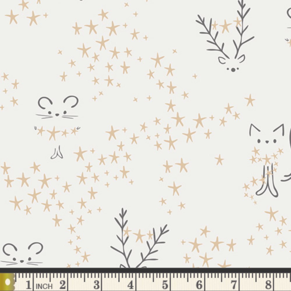 Amy Sinibaldi Art Gallery Fabrics Little Town Starlight LTO-9232 Frost