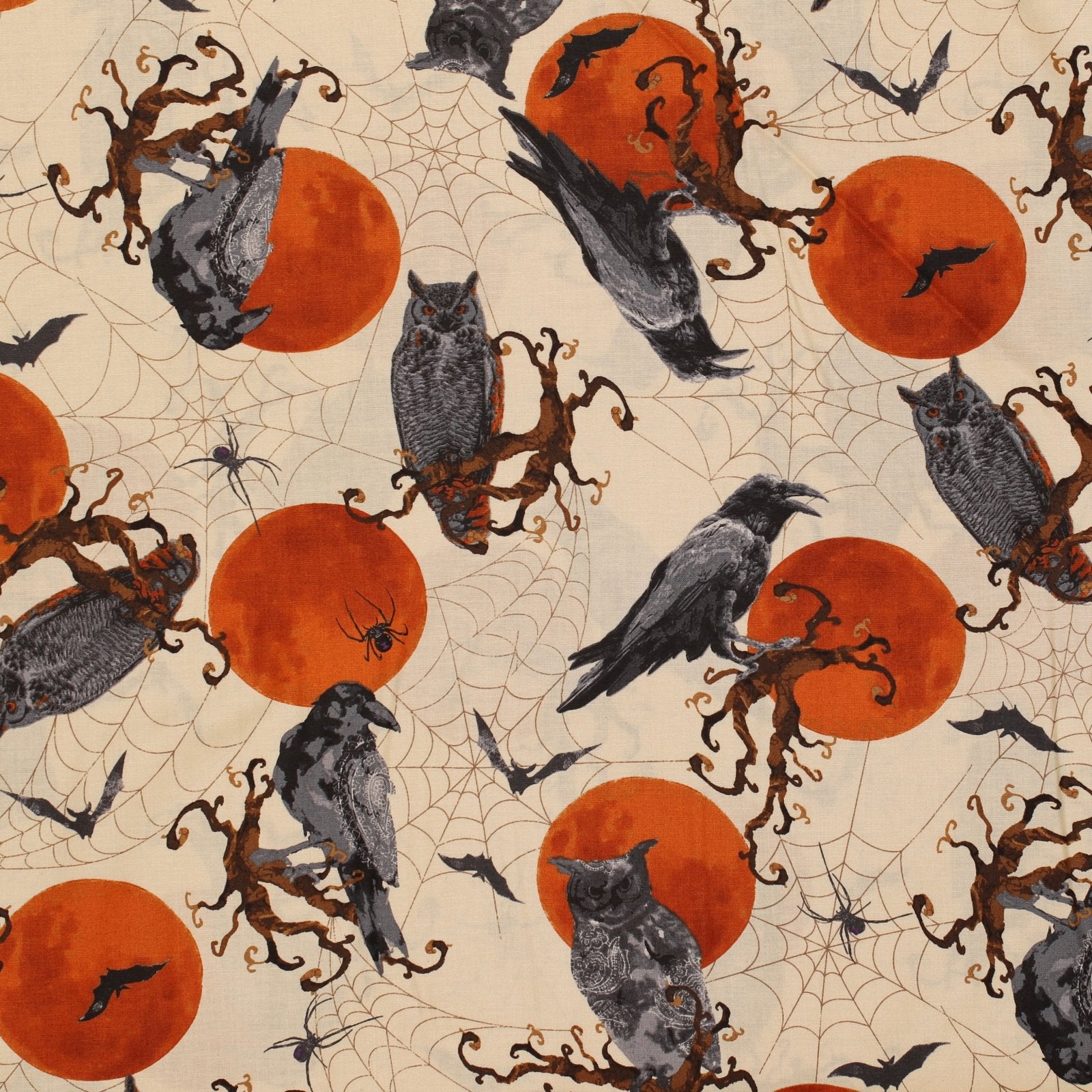 Andover Fabrics Mystery Manor Fright Flight Moonlight