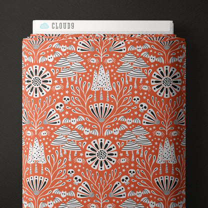 Anequ Studio Cloud9 Fabrics Gothic Whimsy Gothic Forest 227995 Red