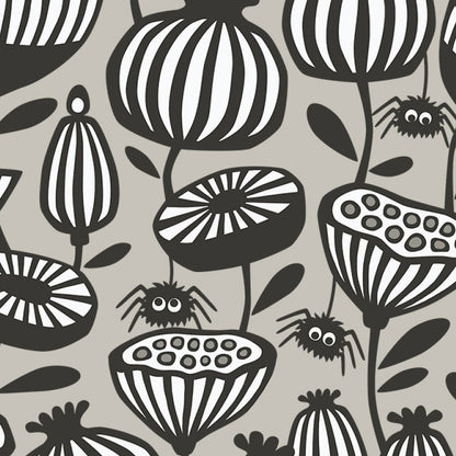 Anequ Studio Cloud9 Fabrics Gothic Whimsy Spiders Garden 227996