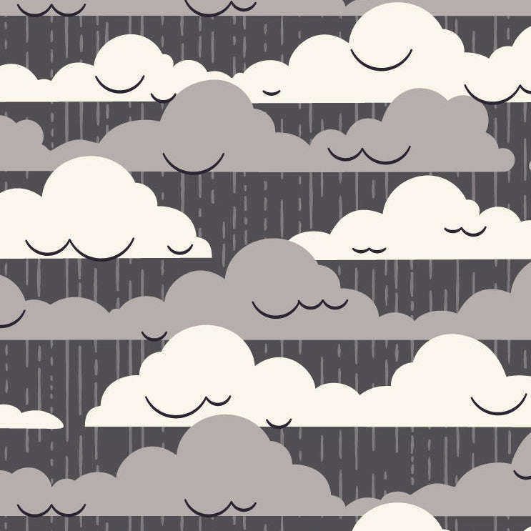 Ann Gardner Cloud9 Organic Fabrics Spring Showers Cloudy Skies 228225