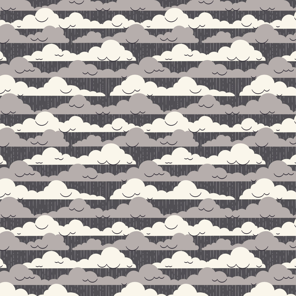 Ann Gardner Cloud9 Organic Fabrics Spring Showers Cloudy Skies 228225