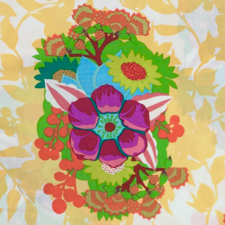 Anna Maria Horner FreeSpirit Westminster Fibers Hand Drawn Garden Centerpiece PWAH060.SUNLIGHT