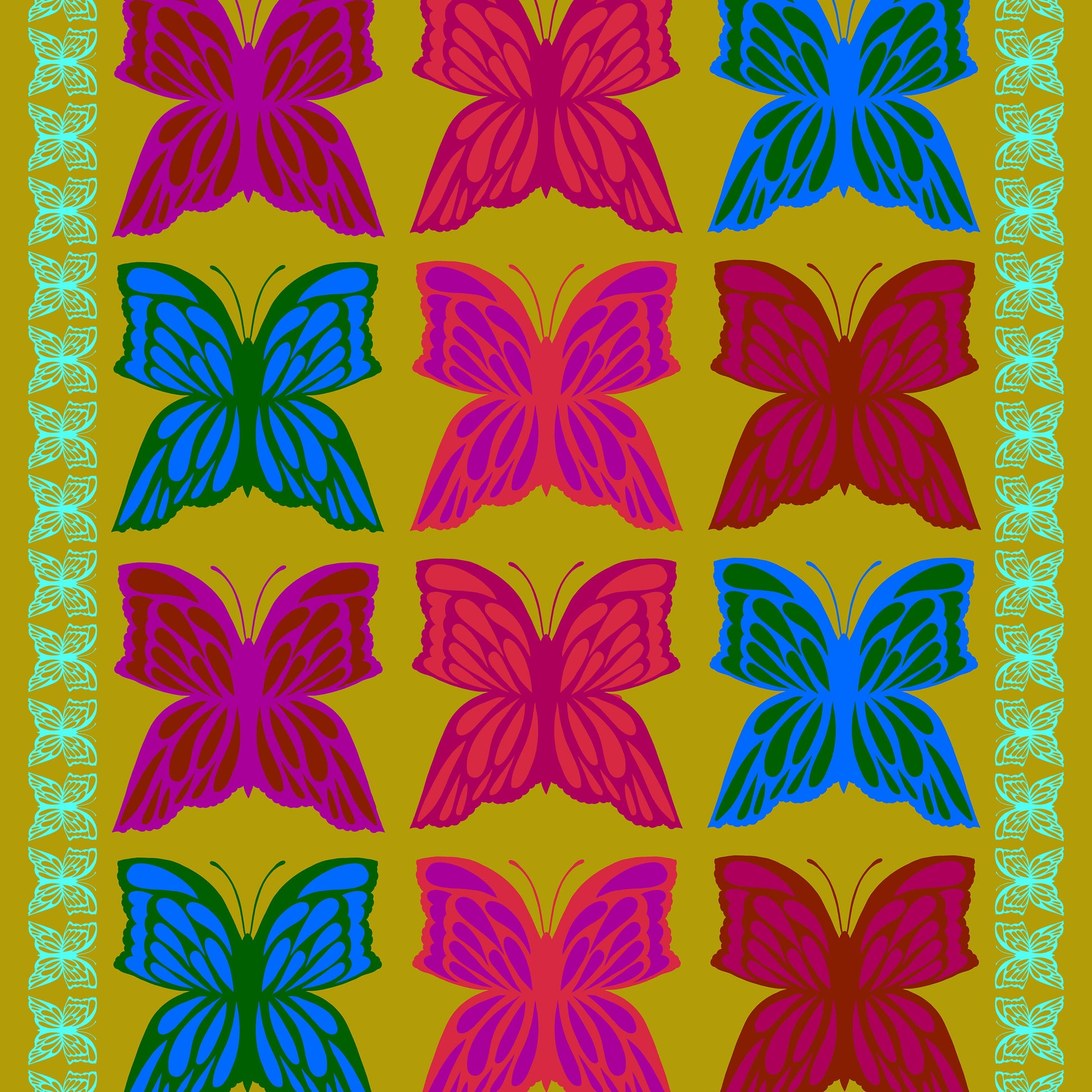 Anna Maria Parry Anna Maria Textiles Northcott Fabrics Overdressed 6 O'Clock AMT154-74L Bohemian