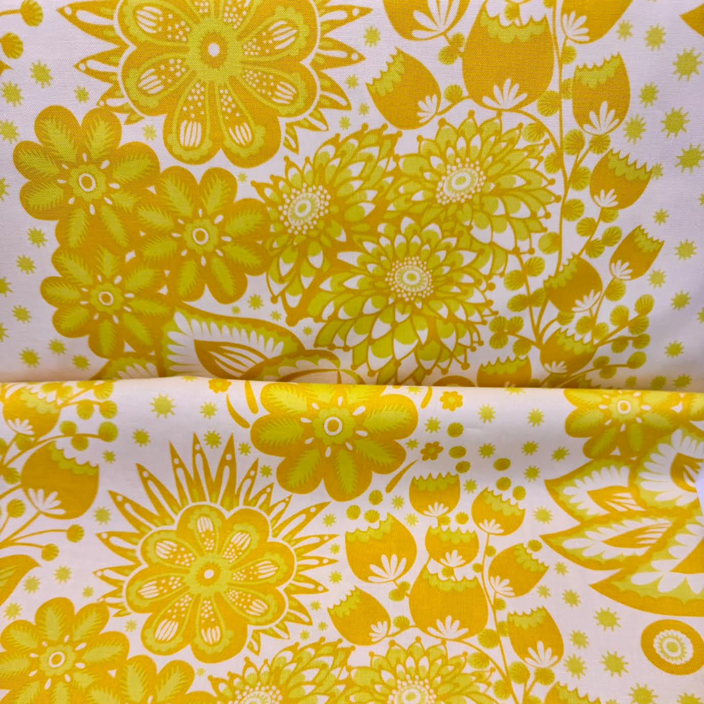 Anna Maria Parry Anna Maria Textiles Northcott Fabrics Overdressed Totem AMT152-52V Yellow