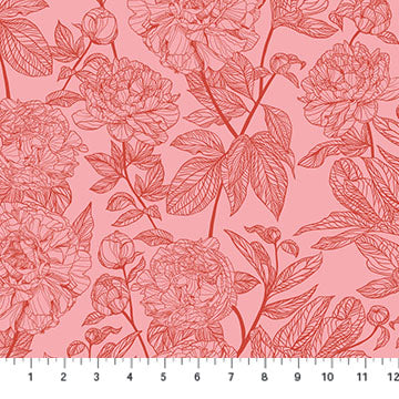 Anna_Maria_Parry_Peony Rouge_Indelible_Anna_Maria_Textiles_Northcott_Fabrics_AMT1003-23V