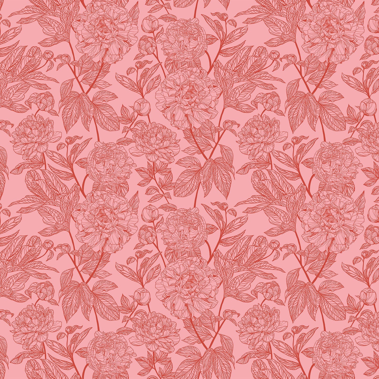 Anna_Maria_Parry_Peony Rouge_Indelible_Anna_Maria_Textiles_Northcott_Fabrics_AMT1003-23V