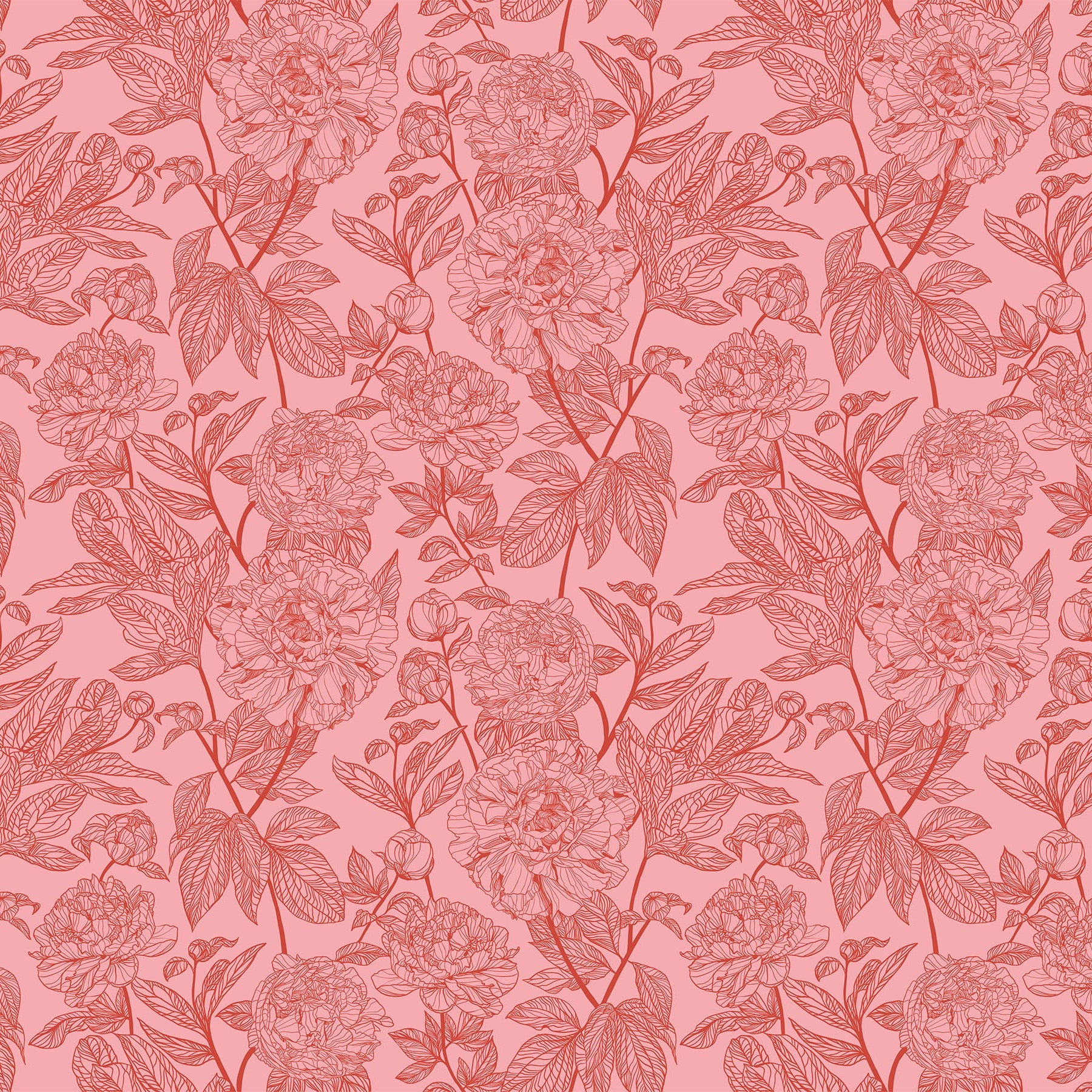 Anna_Maria_Parry_Peony Rouge_Indelible_Anna_Maria_Textiles_Northcott_Fabrics_AMT1003-23V