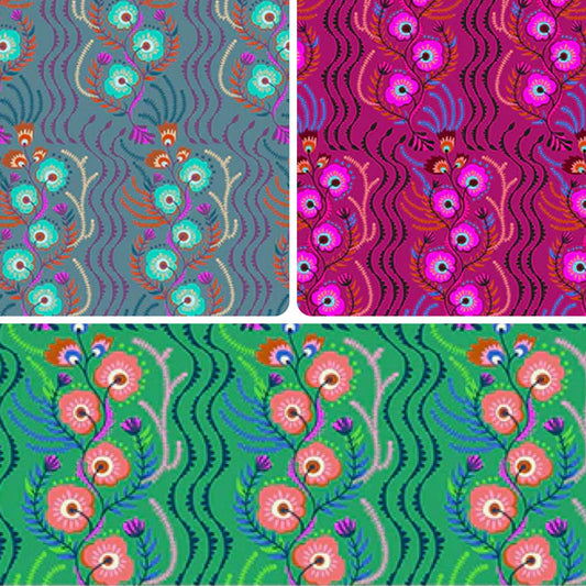 Anna Maria Textiles Northcott Fabrics Allegory Tambourine 