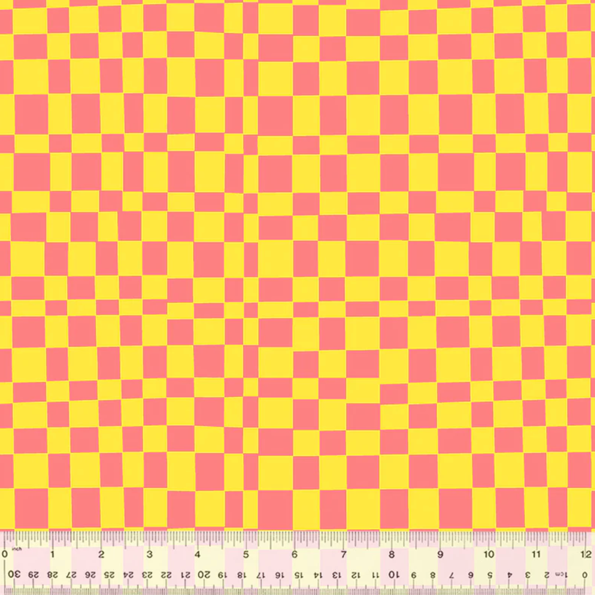 Annabel Wrigley Windham Fabrics Kaleidoscope Checker Glow/Limeade 54120D-13