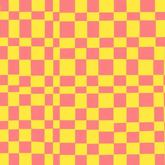 Annabel Wrigley Windham Fabrics Kaleidoscope Checker Glow/Limeade 54120D-13