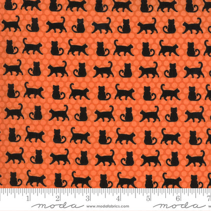 April Rosenthal Moda Fabrics Midnight Magic 2 2410214 Pumpkin