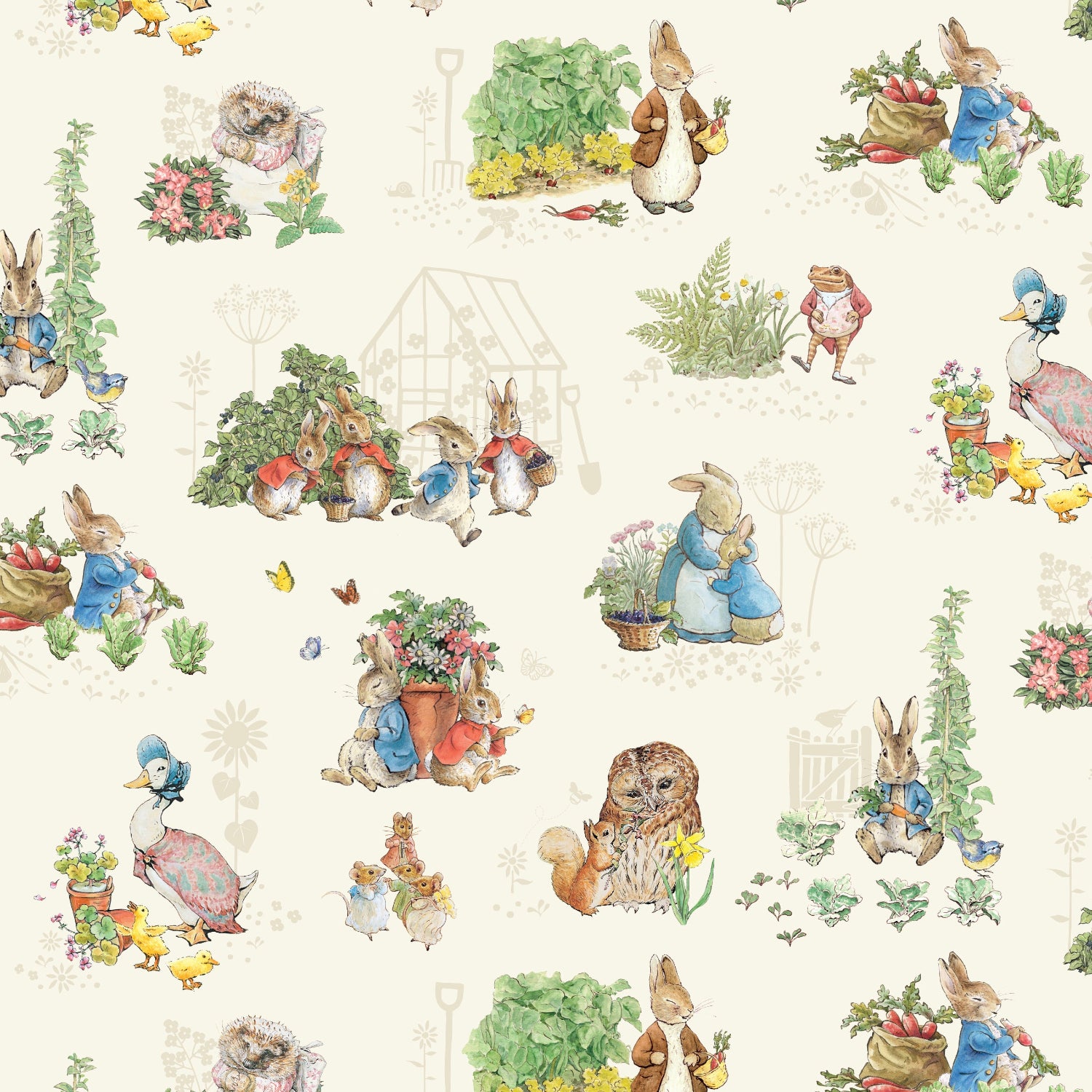 Beatrix Potter Riley Blake Designs Petter Rabbit and Friends Characters The Tale of Peter Rabbit CD15861-CLOUD