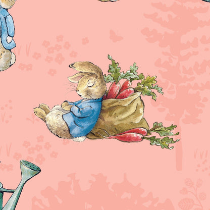 Beatrix Potter Riley Blake Designs The Tale of Peter Rabbit Main C14700-CORAL