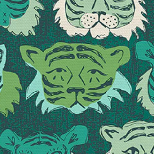 Belize Paintbrush Studio Fabrics Lauren Lesley Nevis Face Green Tiger 12022342 4