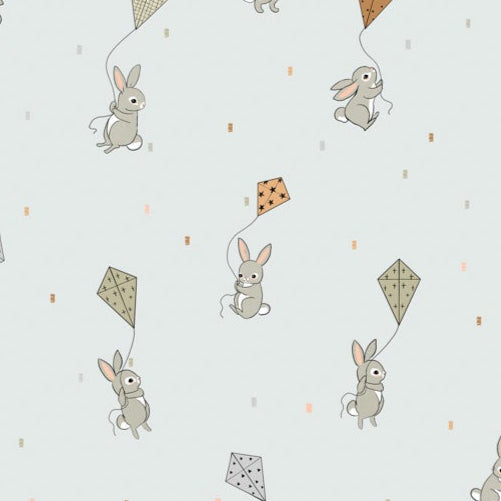 Bernadett Urbanovics FIGO Fabrics Cotton-Tale 90954-90Kites-Gray