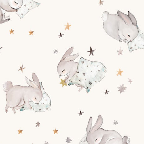 Bernadett Urbanovics FIGO Fabrics Cotton-Tale Nap Time Cream 90948-11