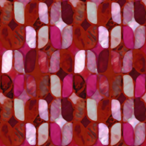 Billy Reue FreeSpirit Fabrics Mosaic PWWR042 SCARLET