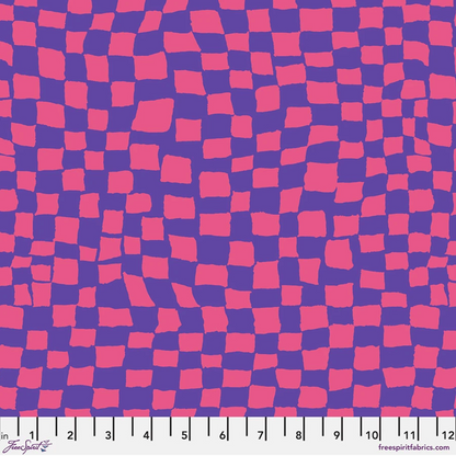 Brandon Mably FreeSpirit Fabrics Kaffe Fassett Collective Gameboard Purple PWBM095.PURPLE