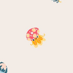 Calli and Co. Cotton + Steel RJR Fabrics Long Time No Sea High Tides and Good Vibes CC704-SS2 Sea Salt