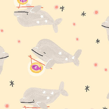 Calli and Co. Cotton + Steel RJR Fabrics Long Time No Sea Nothing but Blue Skies and Ocean Tides CC701-ML2 Morning Light