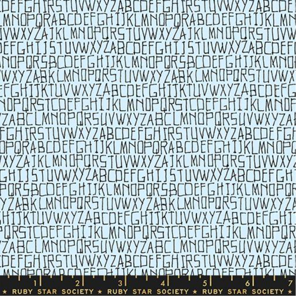 Carolyn Friedlander Ruby Star Society Moda Fabrics Memento Alphabet Ethereal RS8002 13