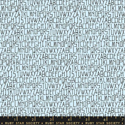 Carolyn Friedlander Ruby Star Society Moda Fabrics Memento Alphabet Ethereal RS8002 13