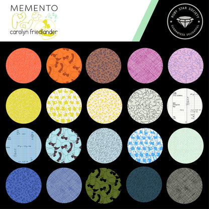 Carolyn Friedlander Ruby Star Society Moda Fabrics Memento Charm Pack RS8000MC