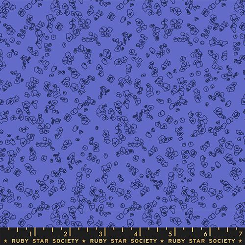 Carolyn Friedlander Ruby Star Society Moda Fabrics Memento Grit RS8004 16 Lapis