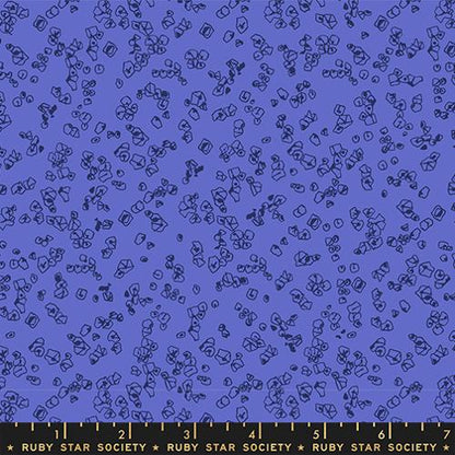 Carolyn Friedlander Ruby Star Society Moda Fabrics Memento Grit RS8004 16 Lapis