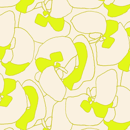 Carolyn Friedlander Ruby Star Society Moda Fabrics Memento Seagrapes Canvas RS8008 12L Neon Yellow