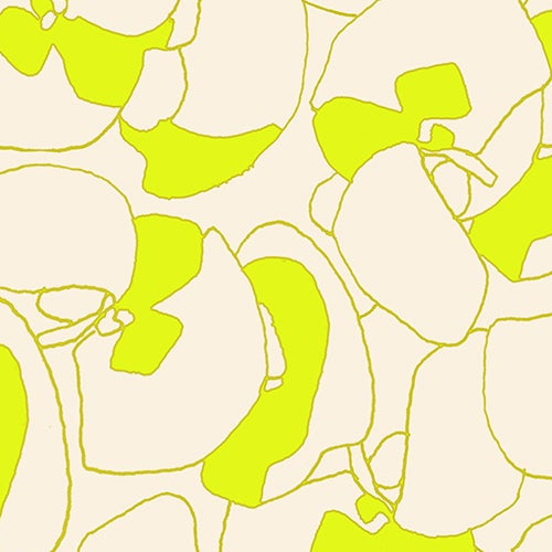 Carolyn Friedlander Ruby Star Society Moda Fabrics Memento Seagrapes Neon Yellow RS8000 11