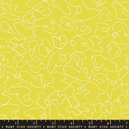 Carolyn Friedlander Ruby Star Society Moda Fabrics Memento Walnuts RS8005 13 Citron
