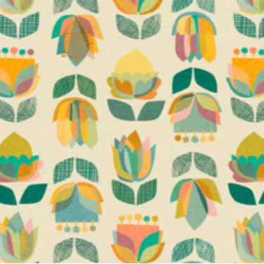 Cecilia Mok Clothworks Mid Century Modern Teal Y4593-104