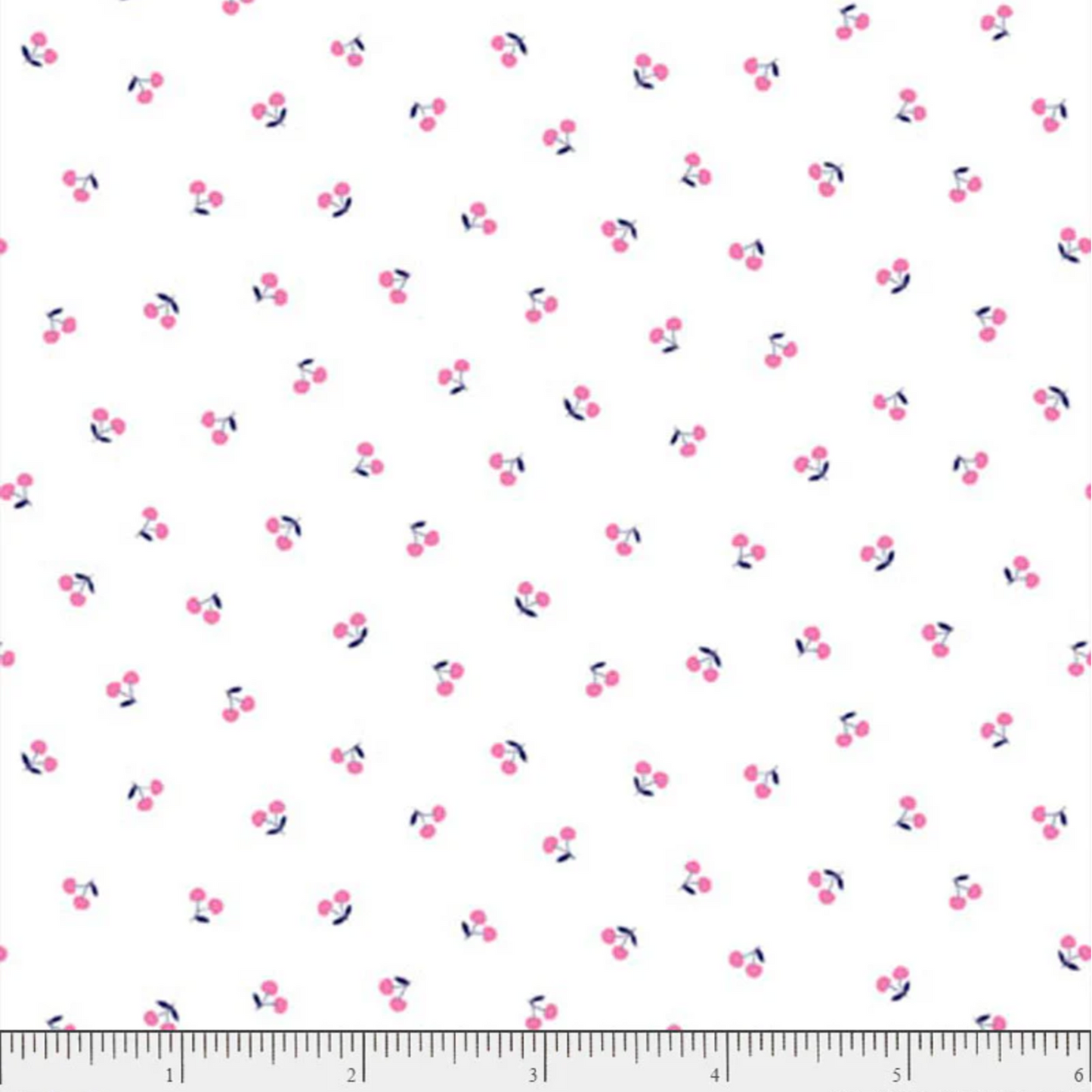 Cherry Patch Mini Cherries White P&B Textiles CPAT 5707 W