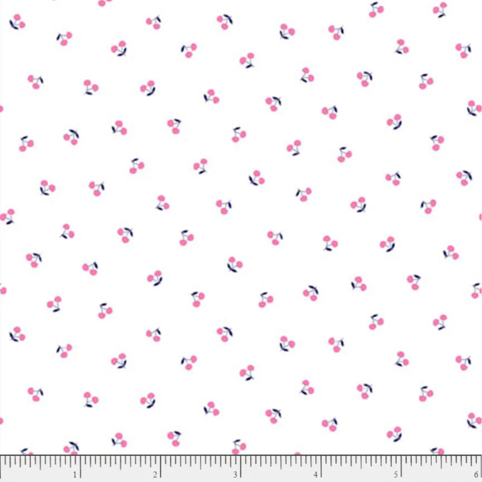 Cherry Patch Mini Cherries White P&B Textiles CPAT 5707 W