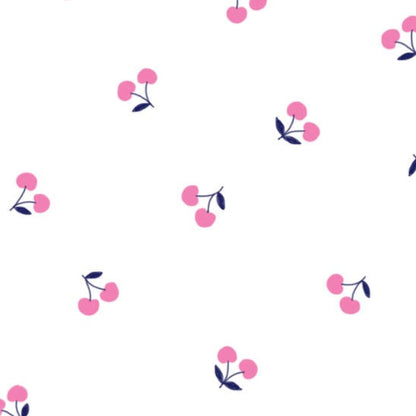 Cherry Patch Mini Cherries White P&B Textiles CPAT 5707 W