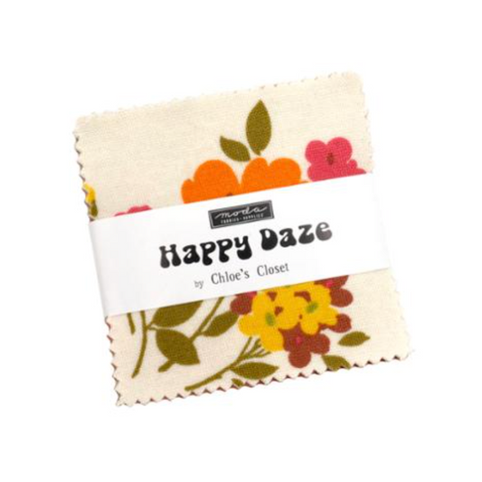 Chloe's Closet Moda Fabrics Happy Daze 2.5" Mini Charm Packs
