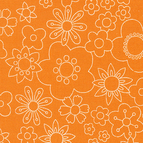 Chloe's Closet Moda Fabrics Happy Daze Petal Power 33841 24 Sunrays