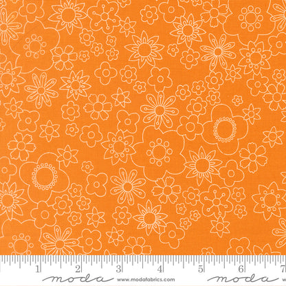 Chloe's Closet Moda Fabrics Happy Daze Petal Power 33841 24 Sunrays