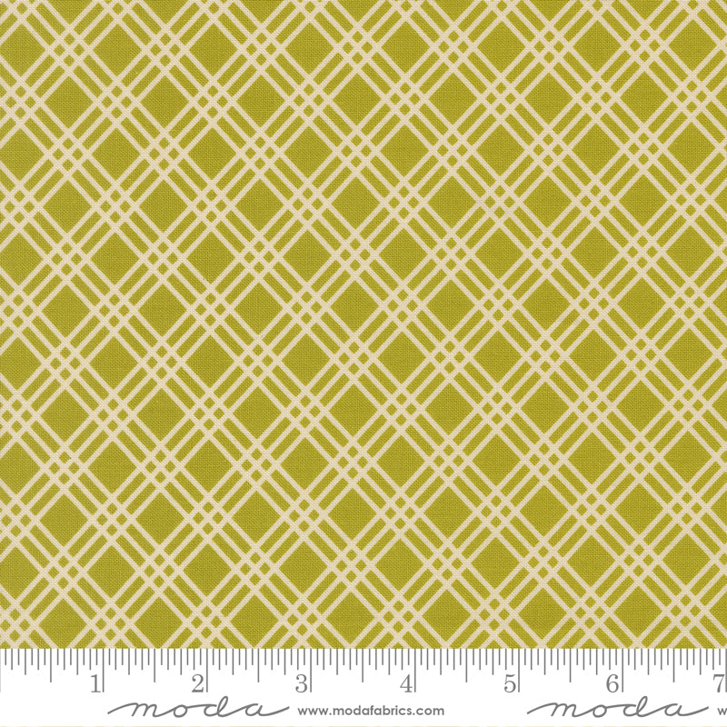 Chloe's Closet Moda Fabrics Happy Daze Picnic Plaid 33847 16 Grass