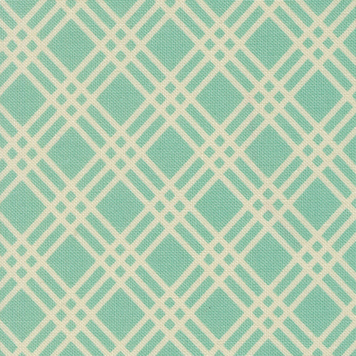 Chloe's Closet Moda Fabrics Happy Daze Picnic Plaid 33847 18 Aqua